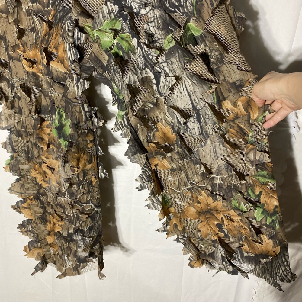Green Trail Hard Woods Camouflage Leafy Suit Gillie Suit Camo Suit L/XL - Picture 13 of 16